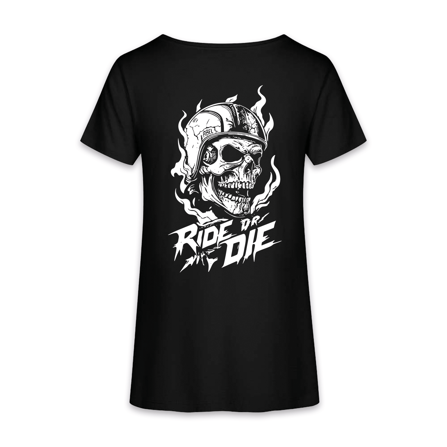 Ride Or Die - Schwarz/Weiß Frauen Shirt