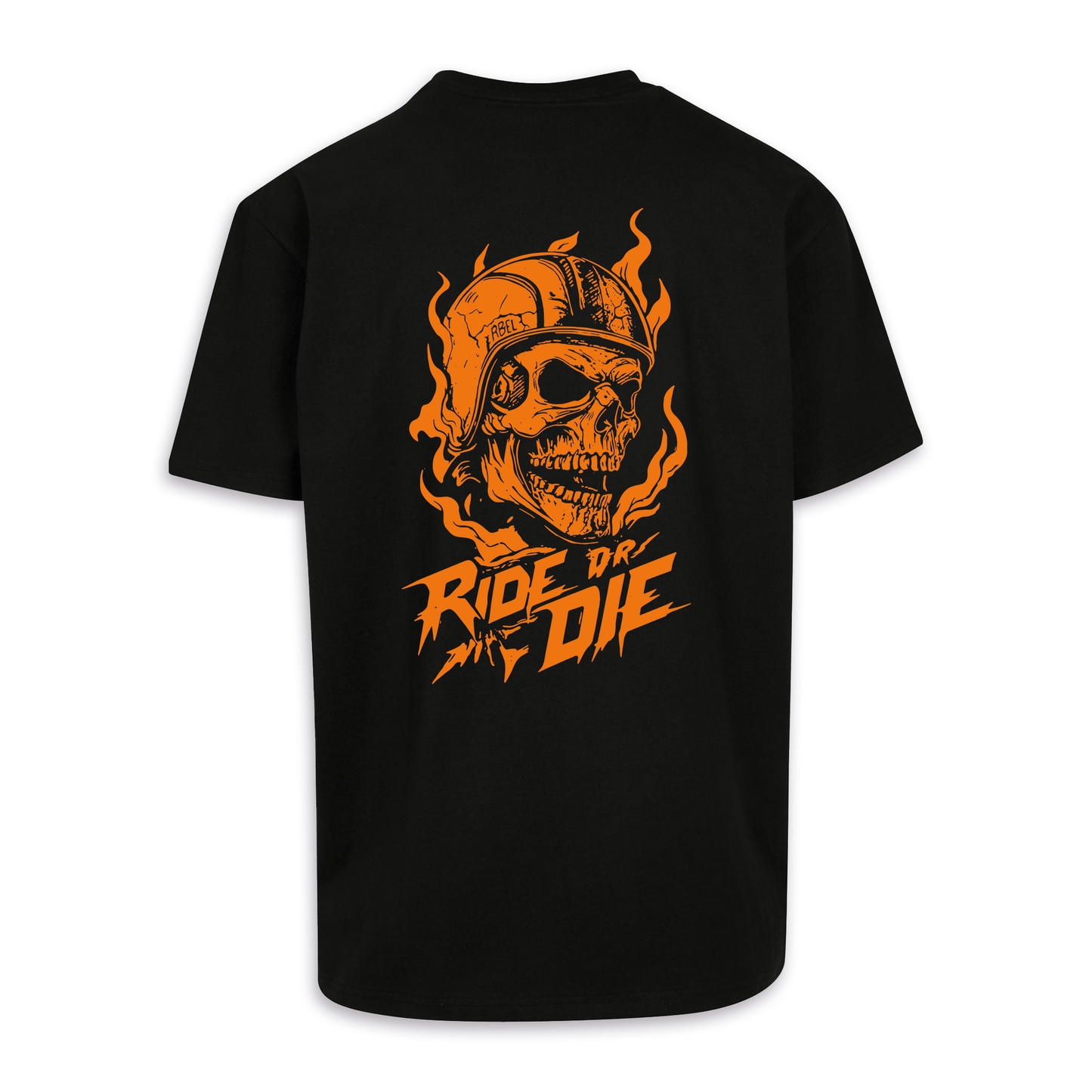 Ride Or Die - Schwarz/Orange Oversize Shirt