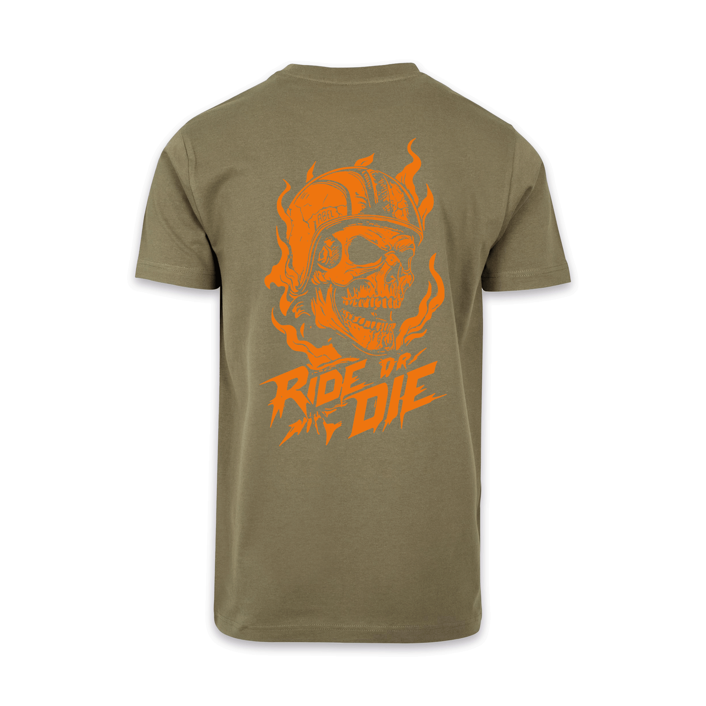 Ride Or Die - Olive/Orange Männer Shirt