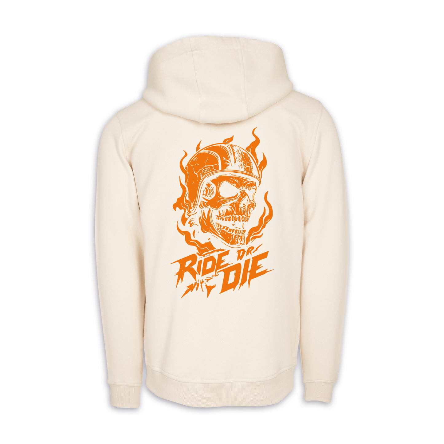 Ride Or Die - Sand/Orange Regular Hoodie