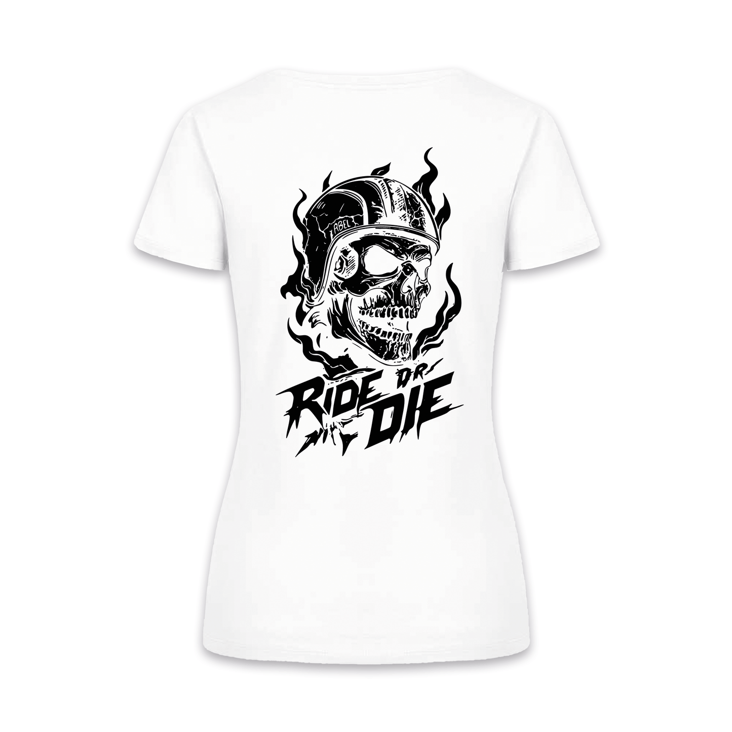 Ride Or Die - Weiß/Schwarz Frauen Shirt