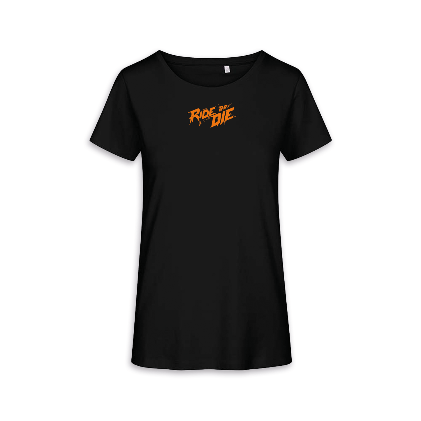 Ride Or Die - Schwarz/Orange Frauen Shirt
