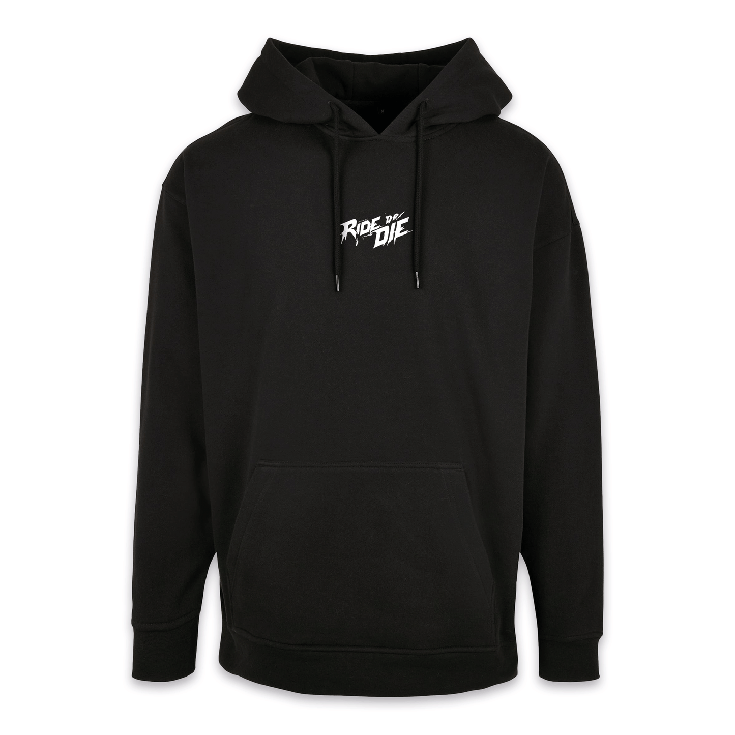 Ride Or Die - Schwarz/Weiß Oversize Hoodie