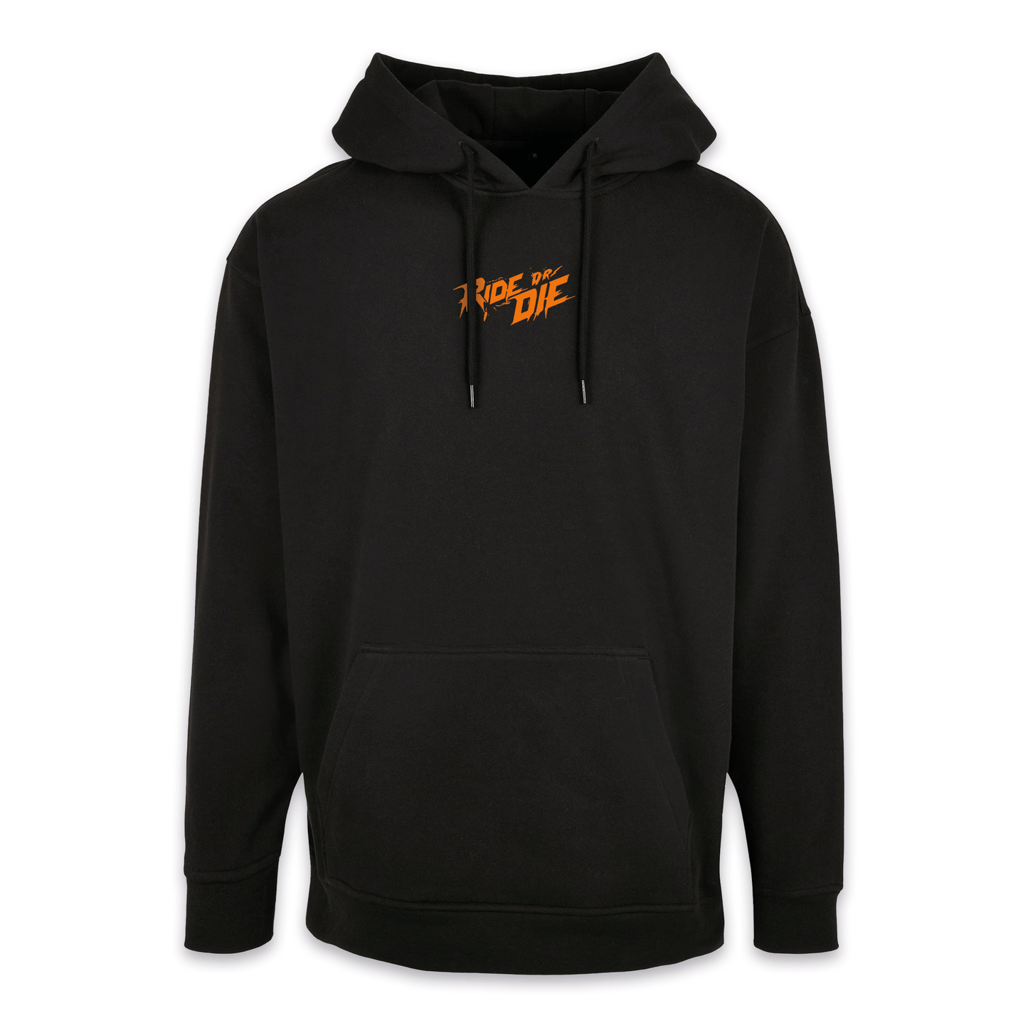 Ride Or Die - Schwarz/Orange Oversize Hoodie