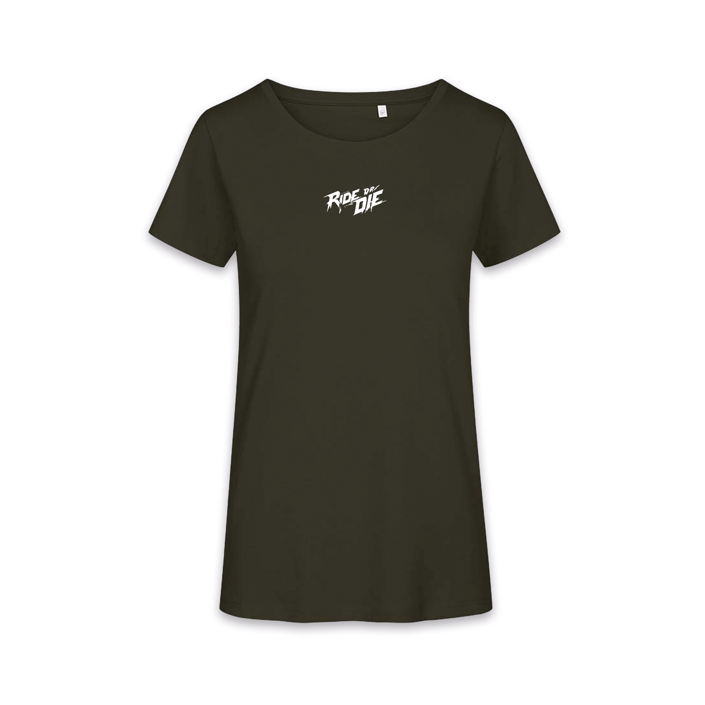 Ride Or Die - Khaki/Weiß Frauen Shirt