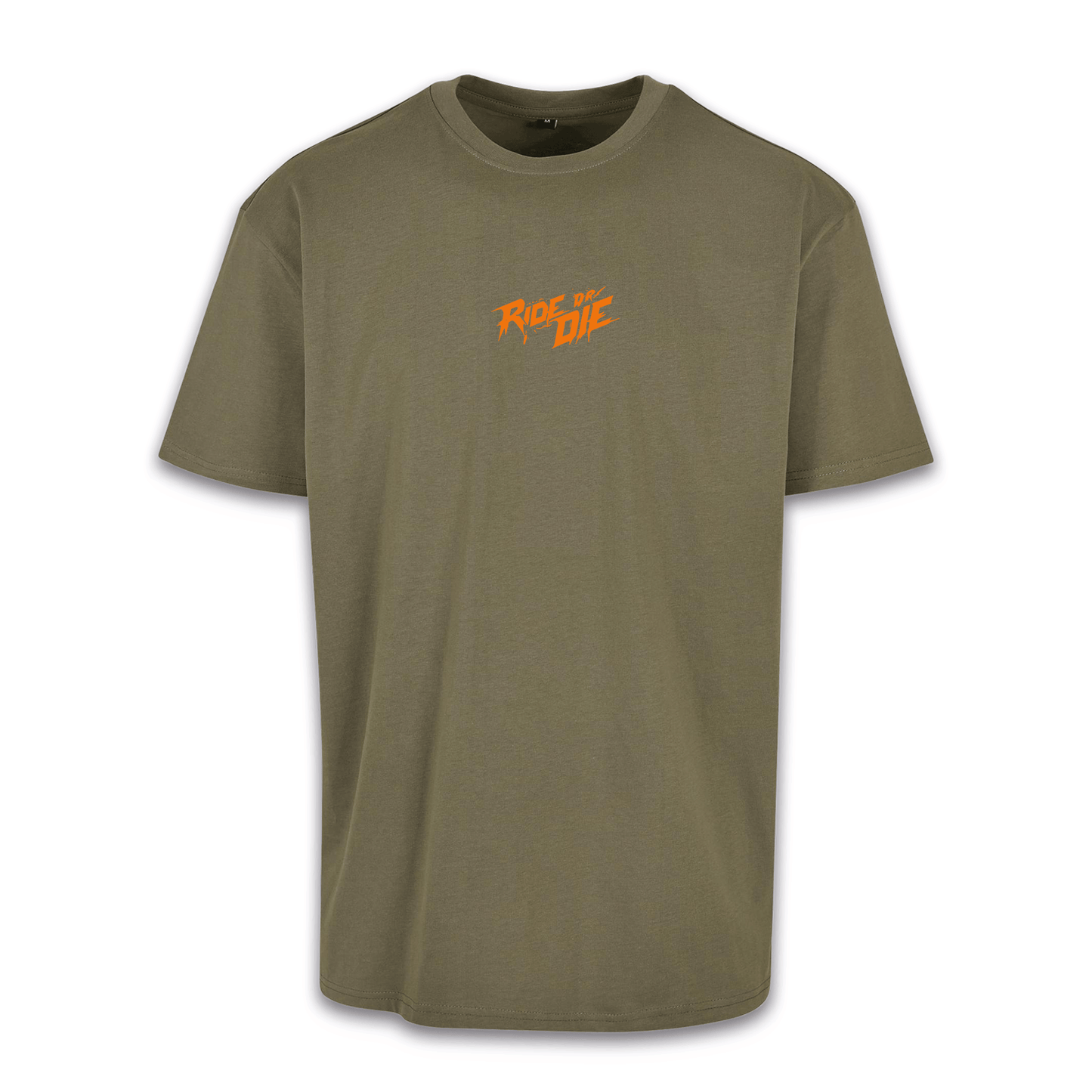 Ride Or Die - Olive/Orange Oversize Shirt