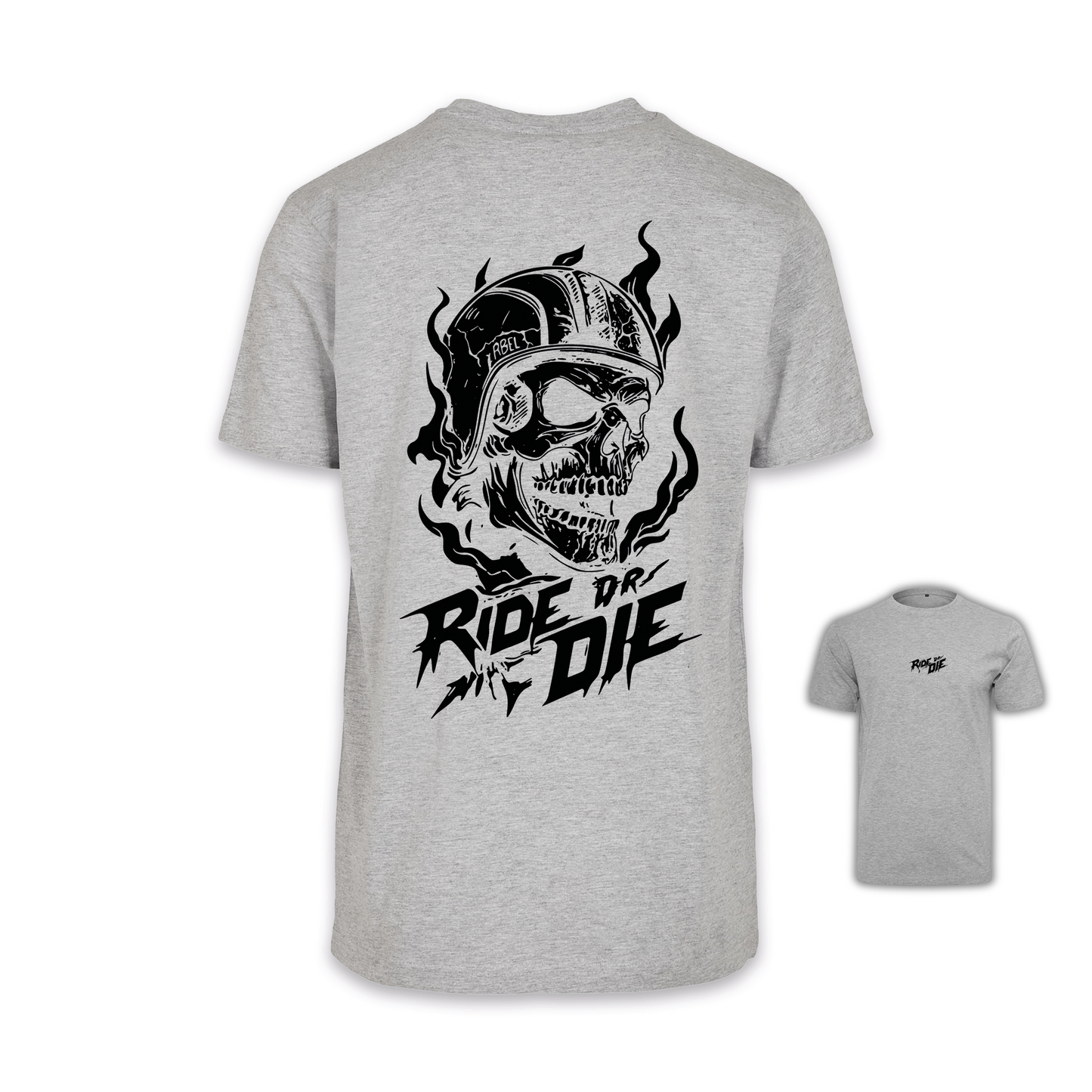 Ride Or Die - Grau/Schwarz Männer Shirt