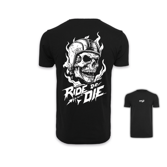 Ride Or Die - Schwarz/Weiß Männer Shirt