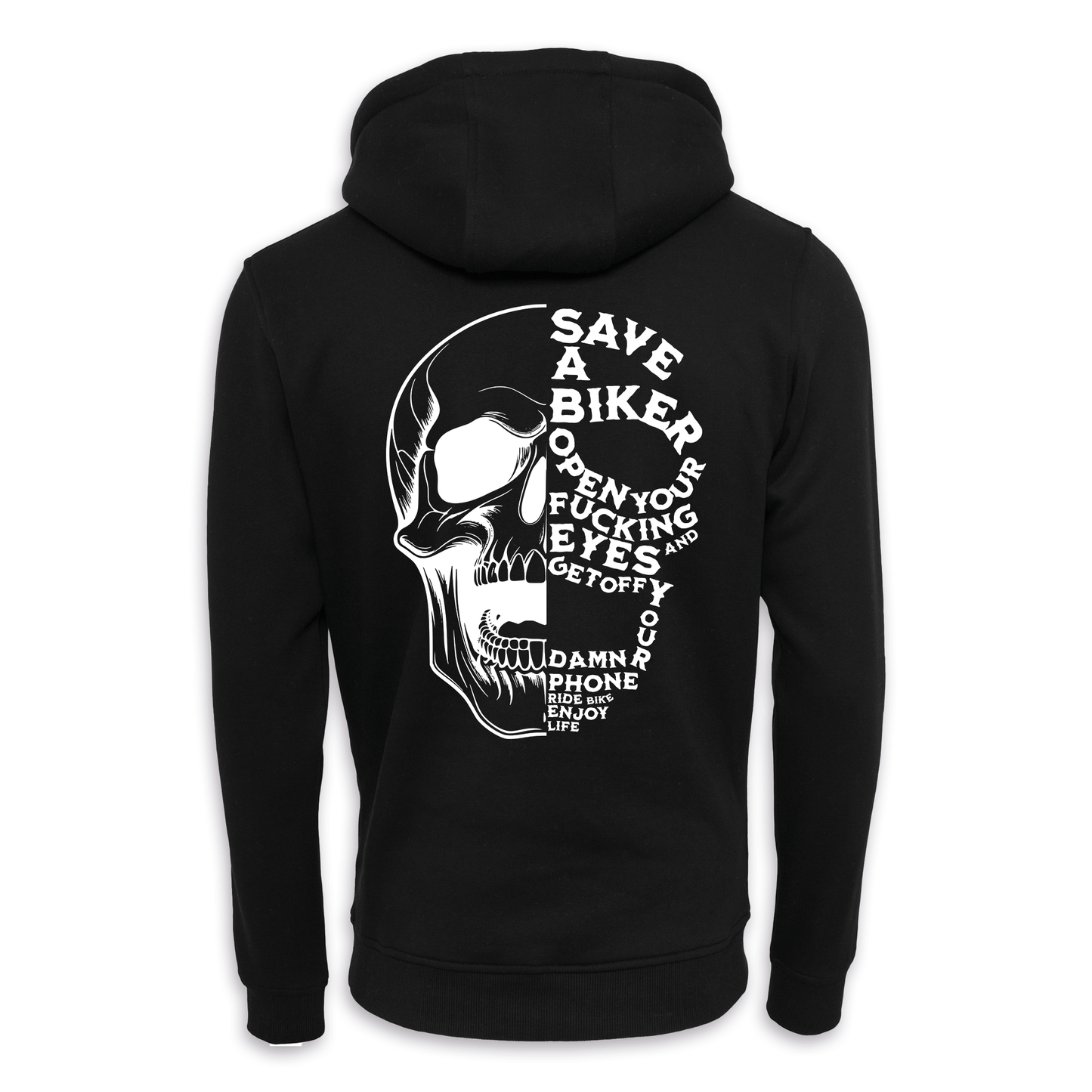 Save A Biker - Schwarz Regular Hoodie