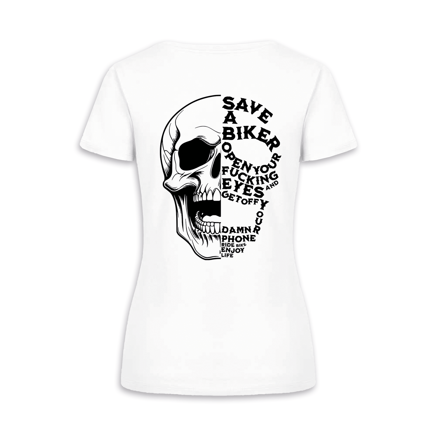 Save A Biker - Weiß Frauen Shirt