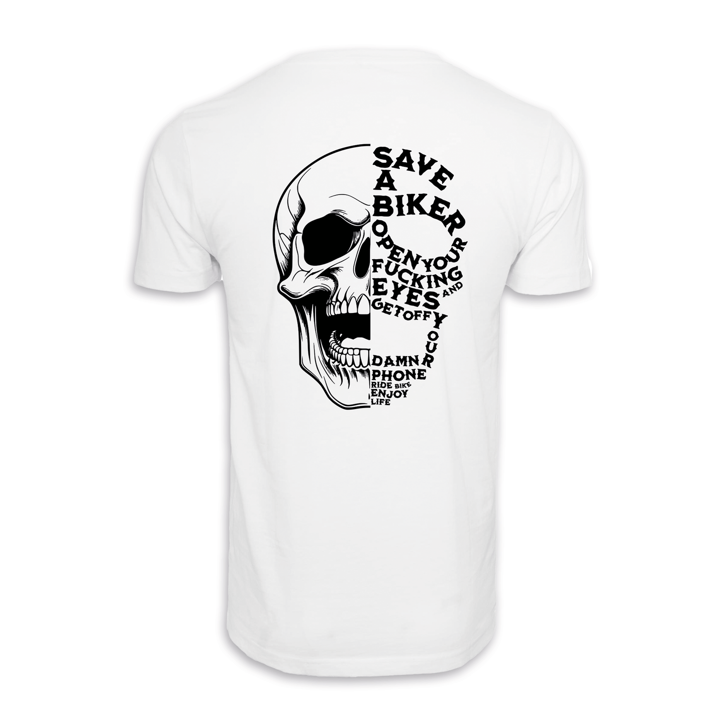 Save A Biker - Weiß Männer Shirt