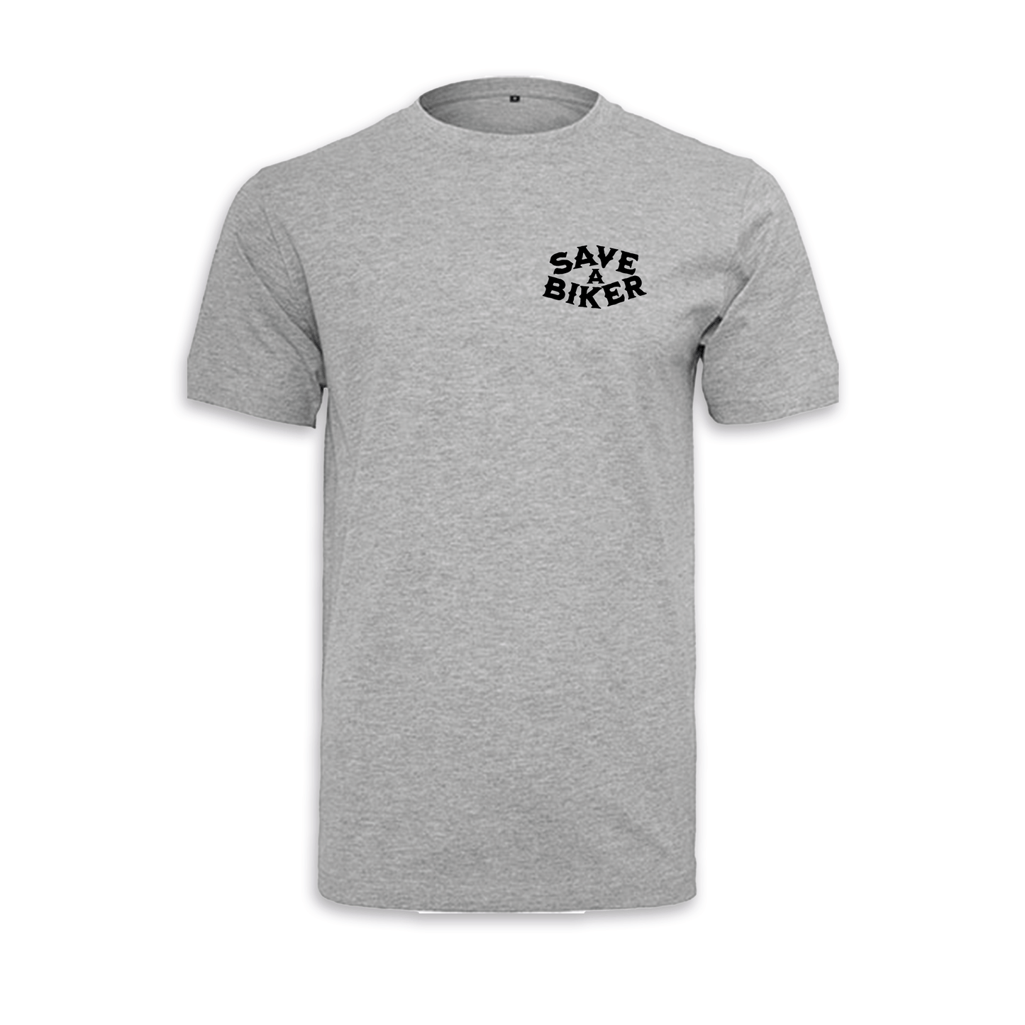 Save A Biker - Grau/Schwarz Männer Shirt