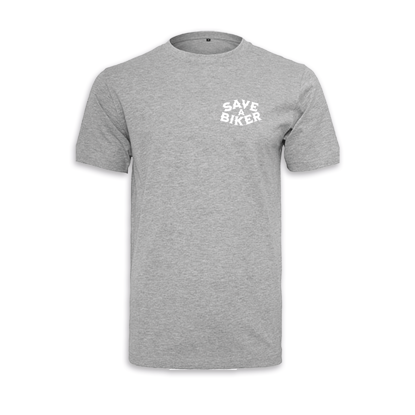 Save A Biker - Grau/Weiß Männer Shirt