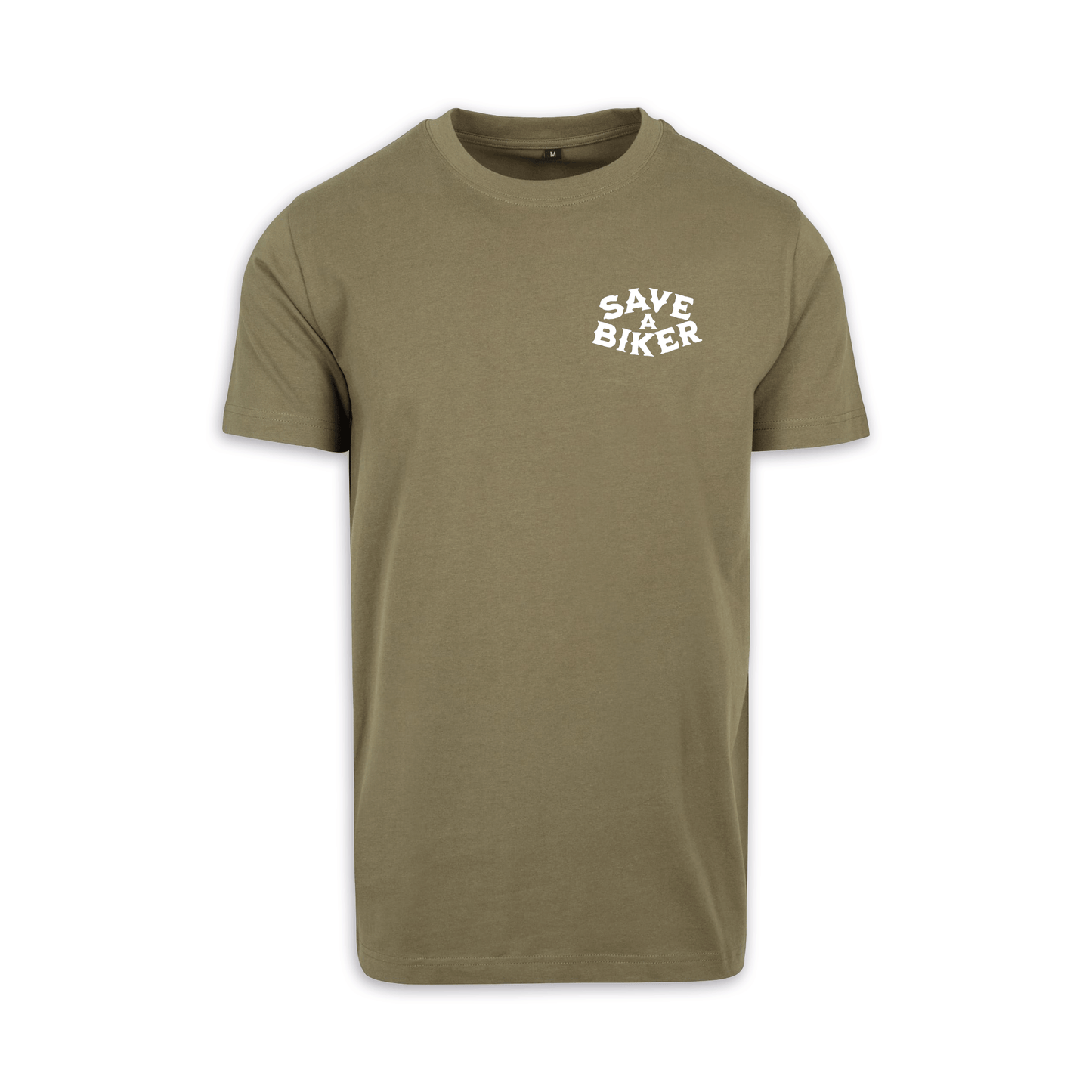 Save A Biker - Olive/Weiß Männer Shirt
