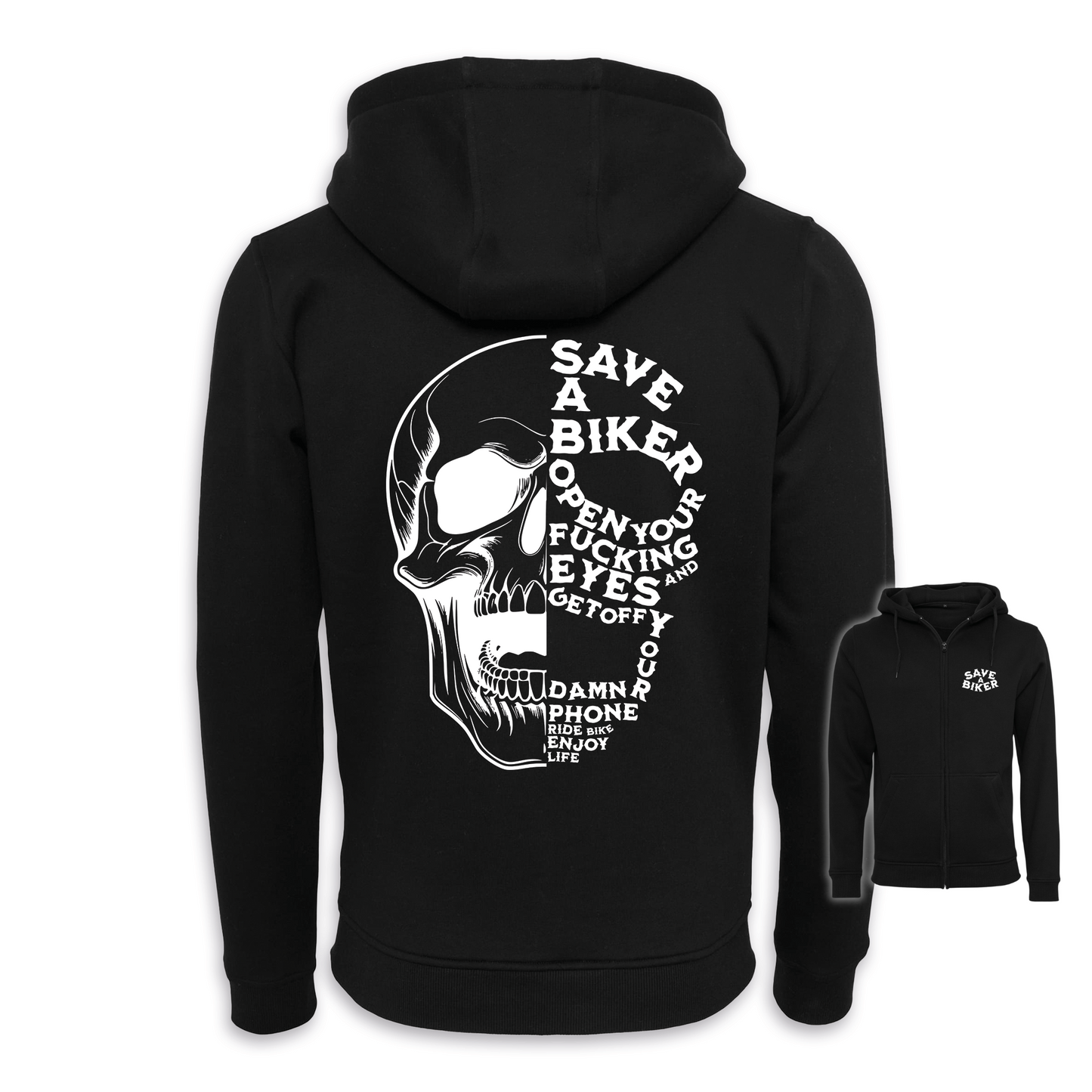 Save A Biker - Zipper