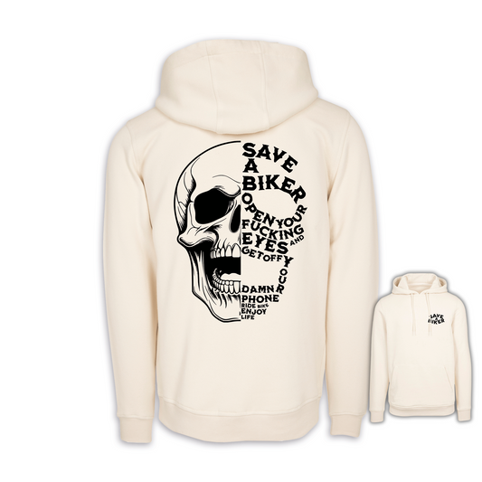 Save A Biker - Sand Regular Hoodie