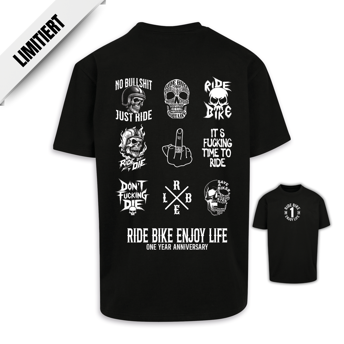 The Best Of - Schwarz Oversize Shirt