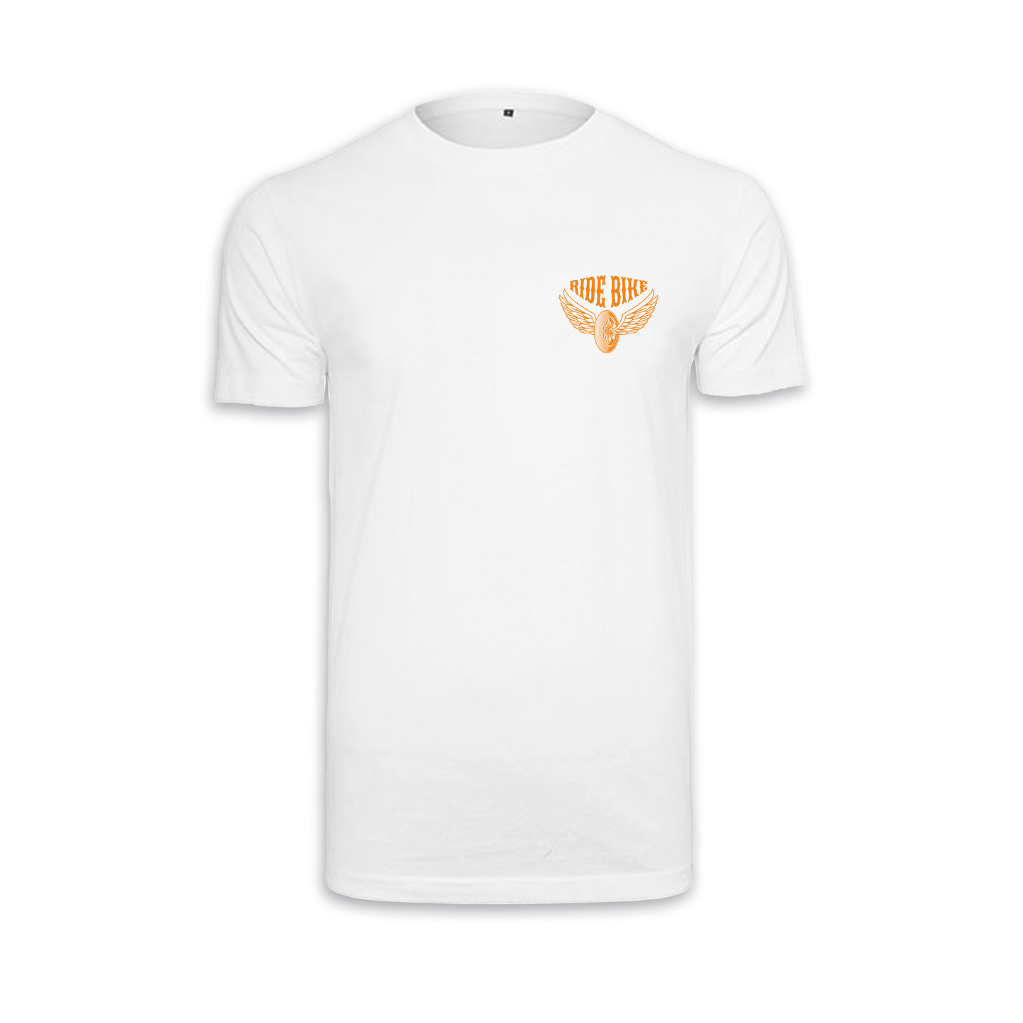 Wild & Free - Weiß/Orange Männer Shirt