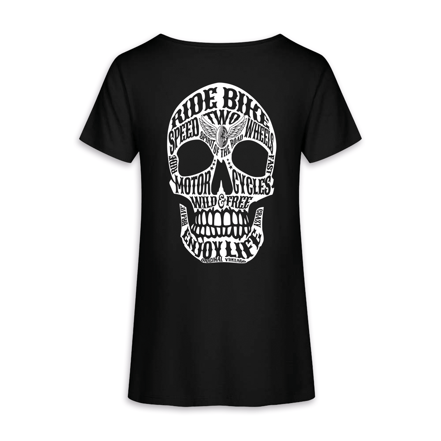Wild & Free - Schwarz Frauen Shirt