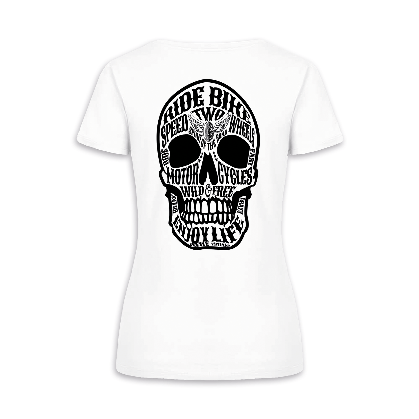 Wild & Free - Weiß Frauen Shirt