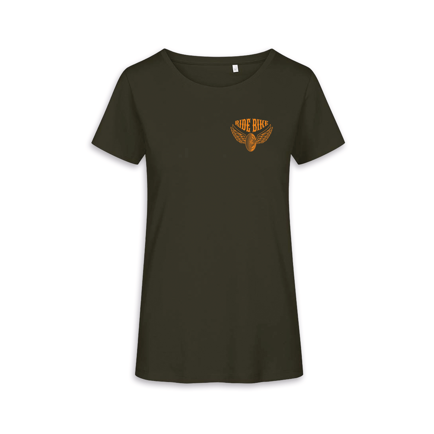 Wild & Free - Khaki/Orange Frauen Shirt