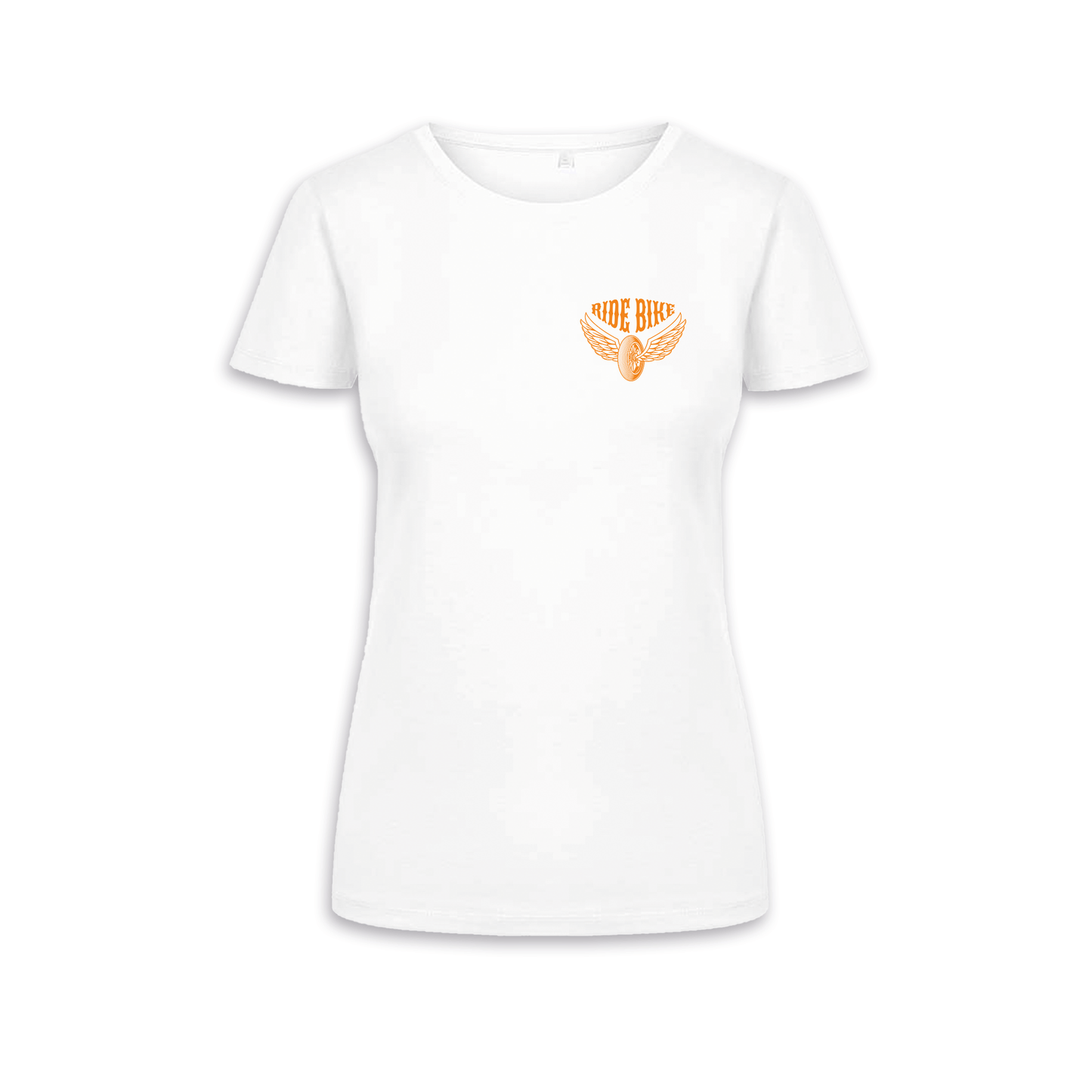 Wild & Free - Weiß/Orange Frauen Shirt