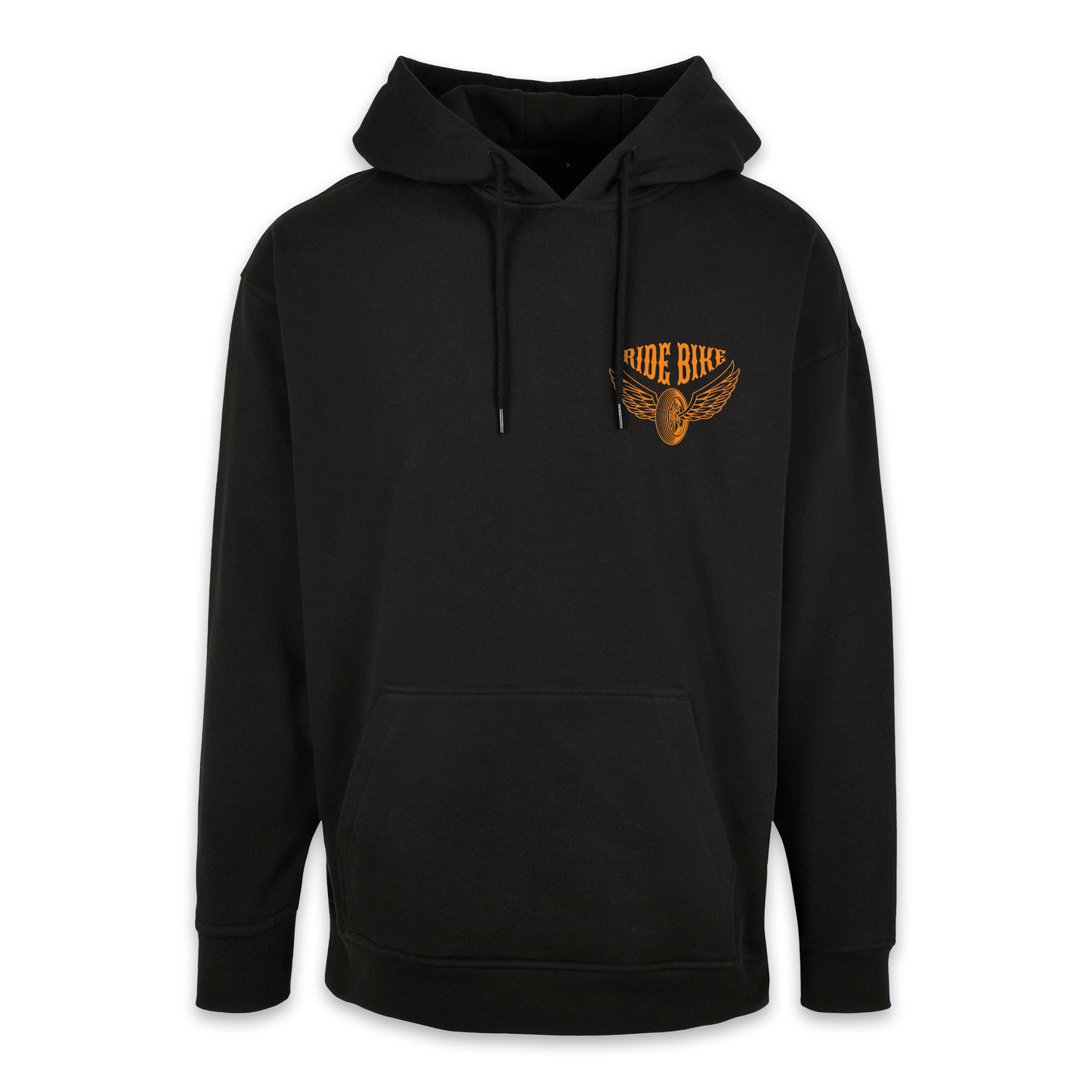 Wild & Free - Schwarz/Orange Oversize Hoodie