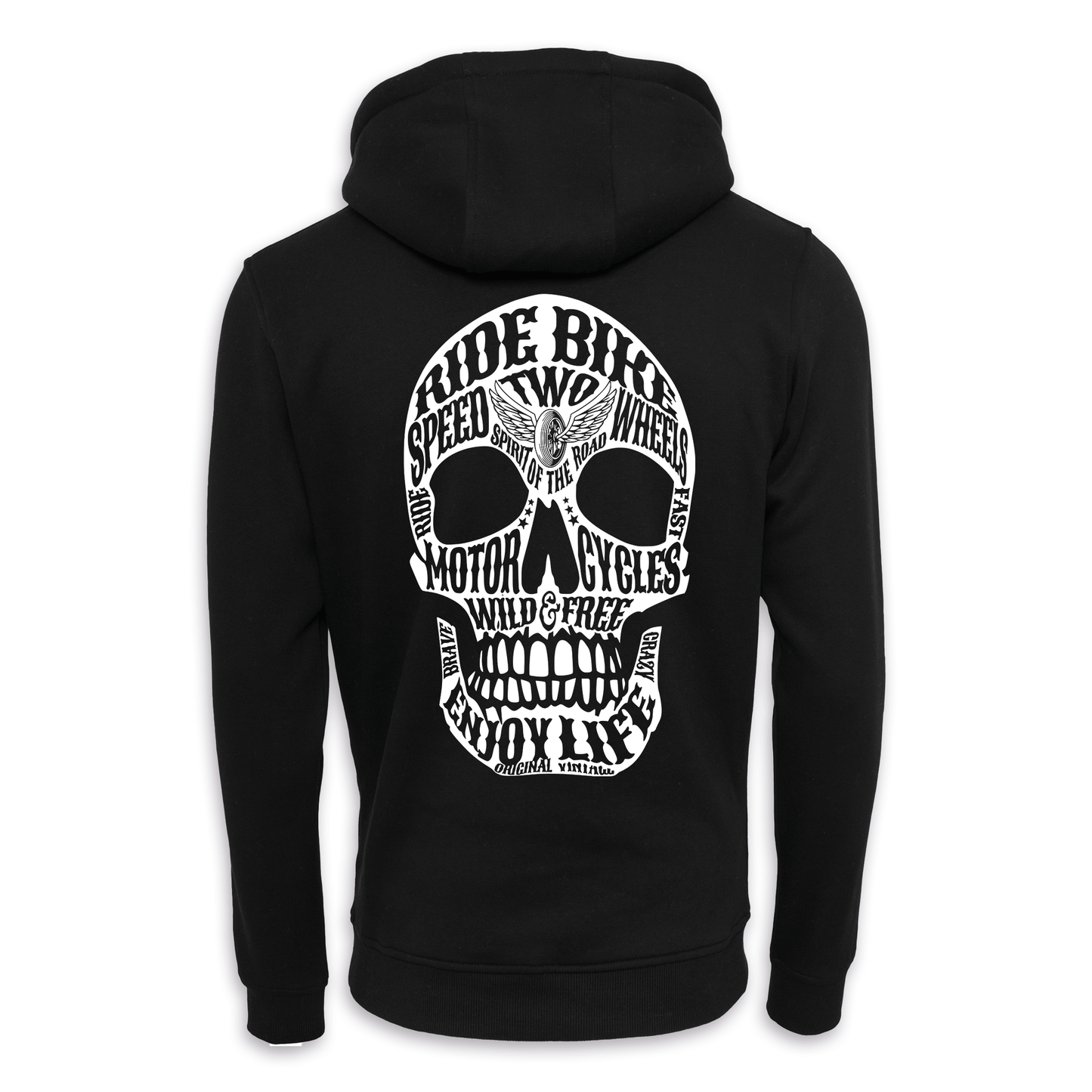 Wild & Free - Schwarz Regular Hoodie