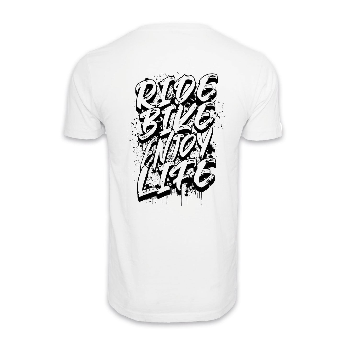Ride Bike Enjoy Life - Weiß Männer Shirt