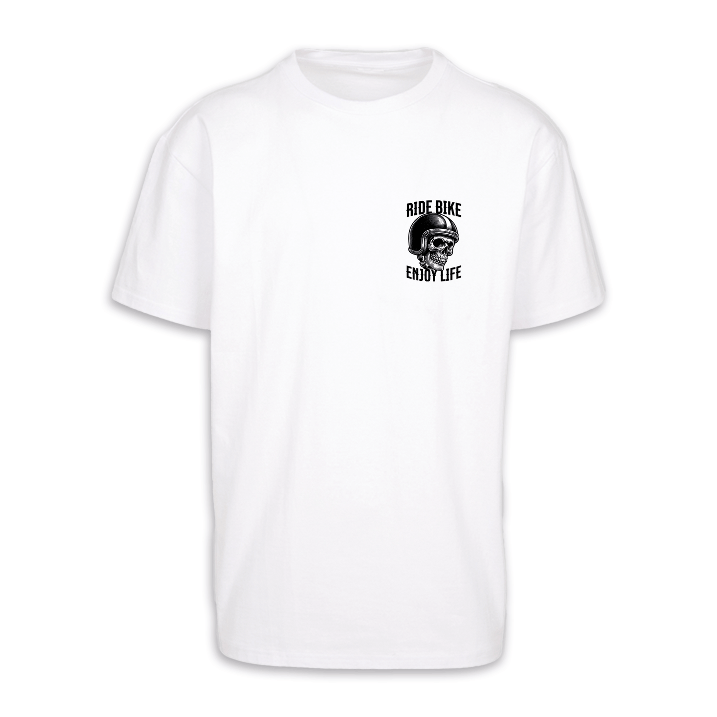No Bullshit - Weiß Oversize Shirt