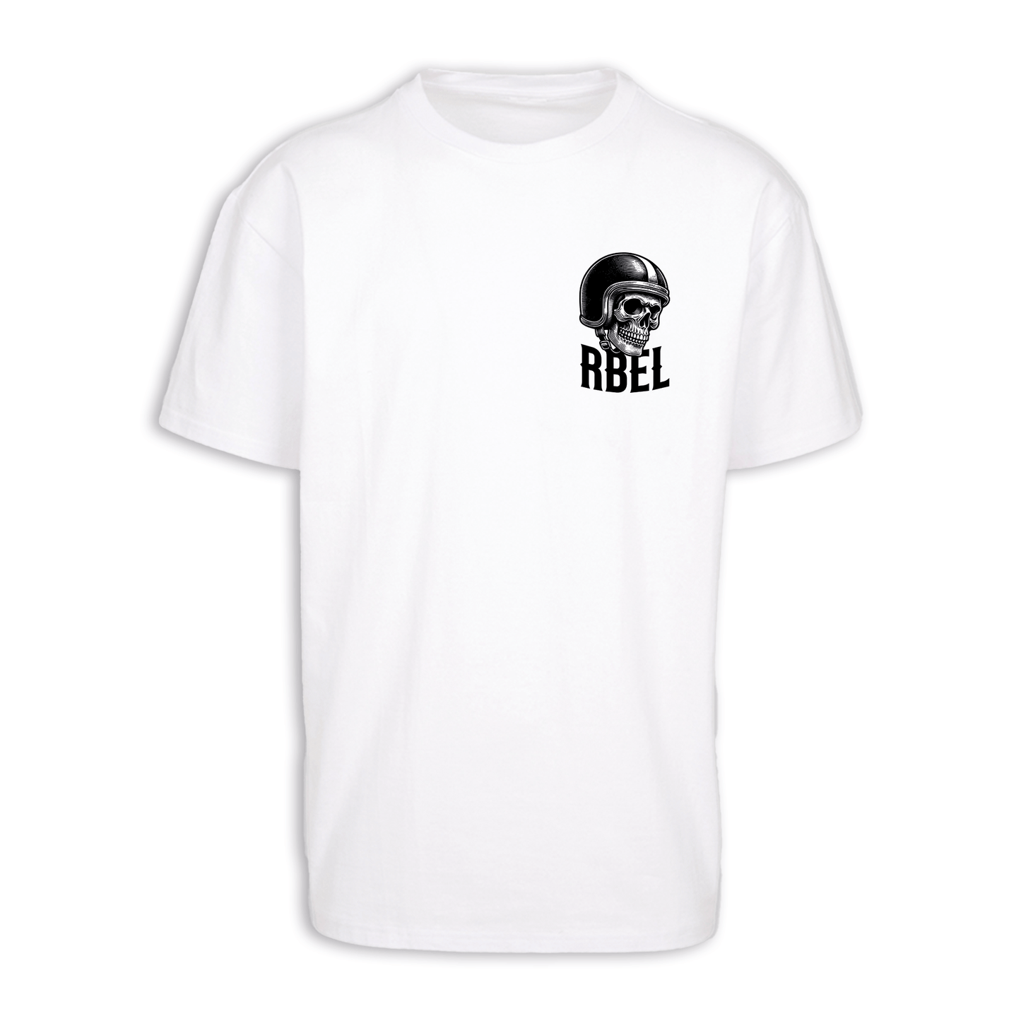 No Bullshit - Weiß Oversize Shirt
