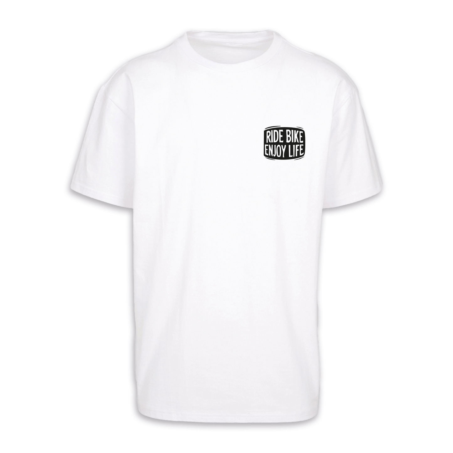 Mittelfinger - Weiß Oversize Shirt