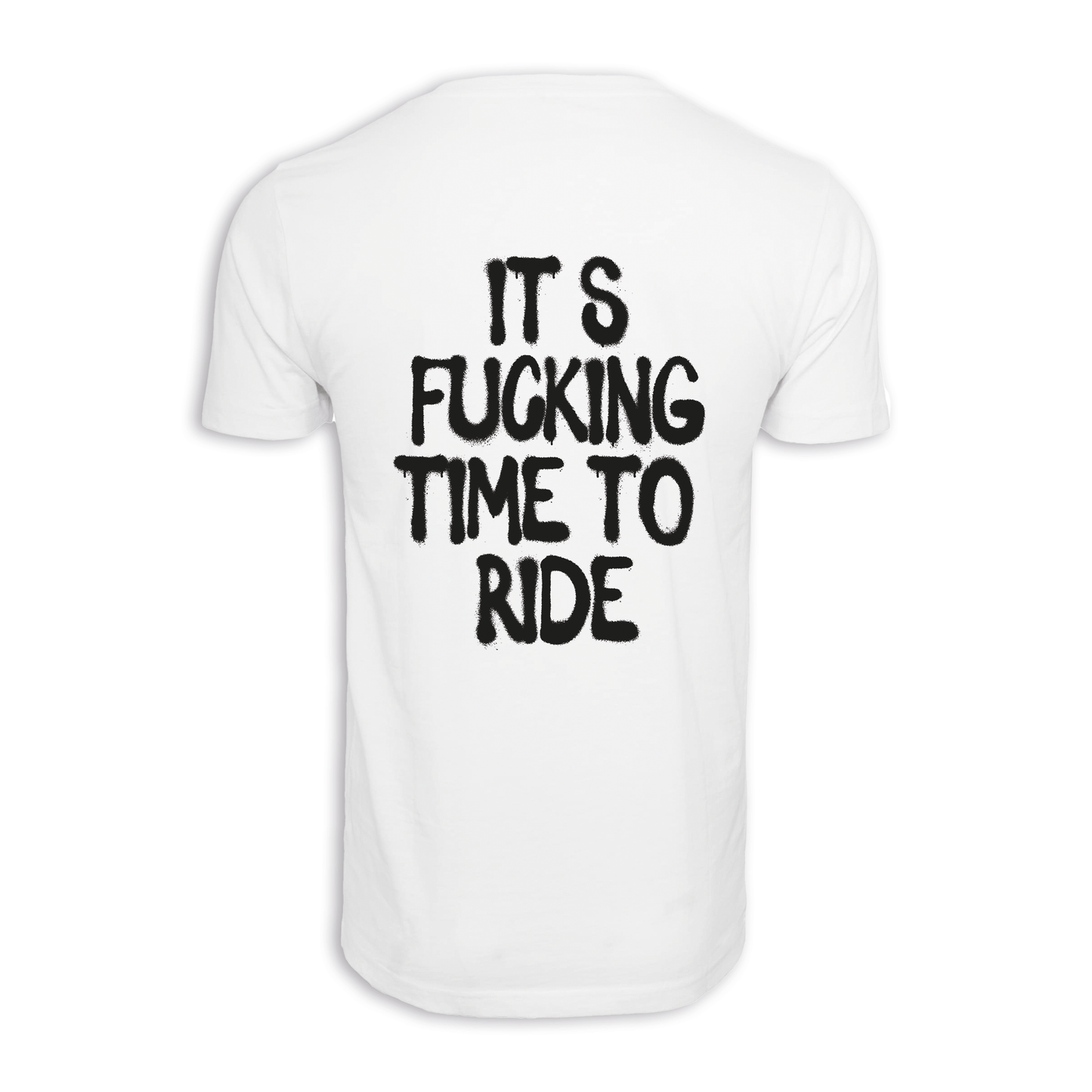 It‘s Fucking Time To Ride - Weiß Männer Shirt