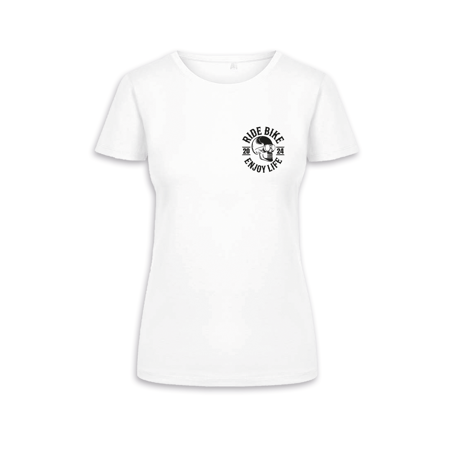 It‘s Fucking Time To Ride - Weiß Frauen Shirt