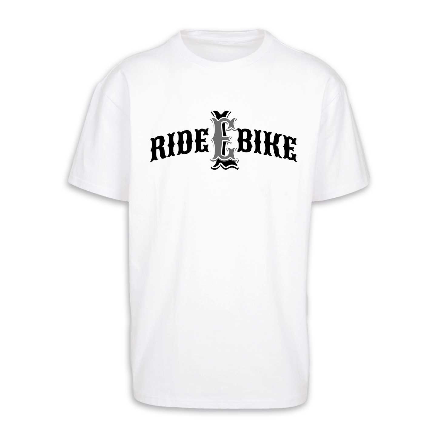 RIDE BIKE EL - Weiß Oversize Shirt