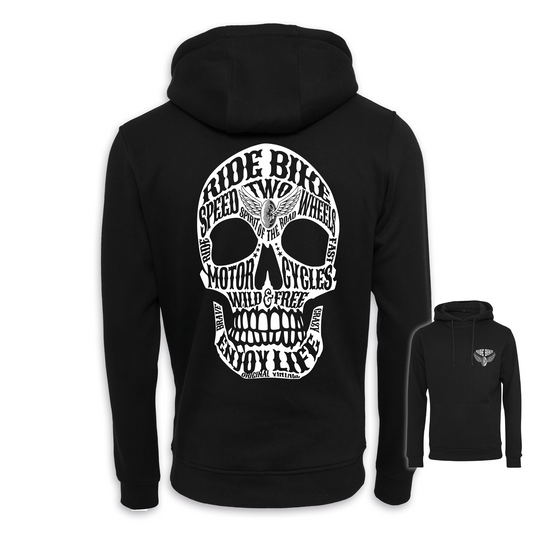 Wild & Free - Schwarz Regular Hoodie