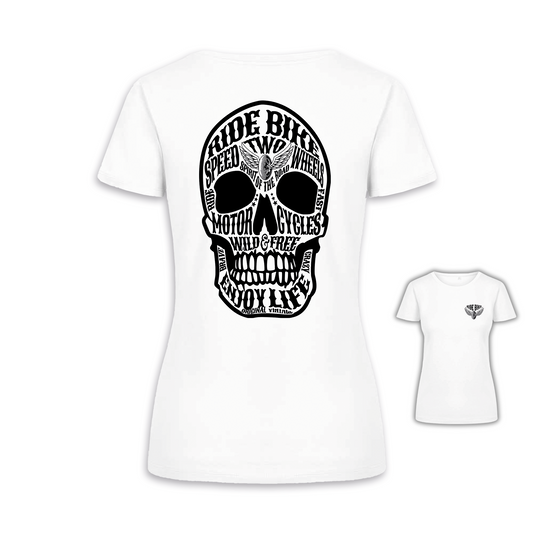 Wild & Free - Weiß Frauen Shirt