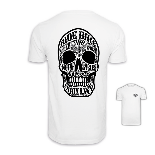 Wild & Free - Weiß Männer Shirt